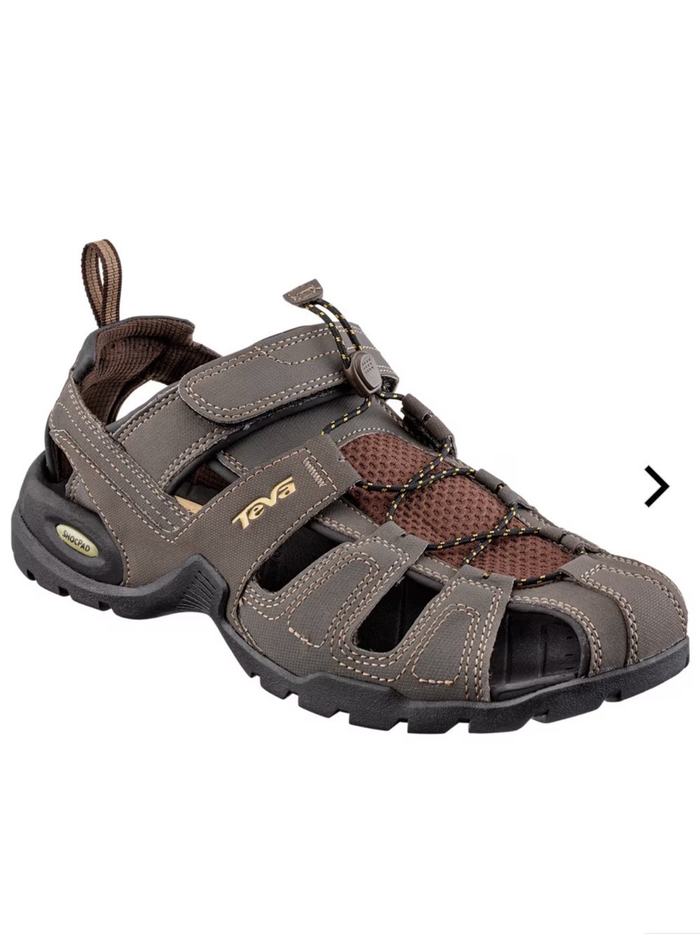 Teva Men's Charcoal Black Closed Toe Sport Sandals Size 13